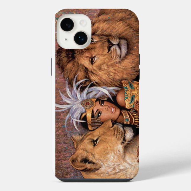 Capa para iPhone 14 Case-Mate Princesa Deusa Leoa  (Verso)