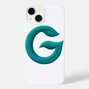 Capa para iPhone 14 com Letra G Abstrata Minimalis