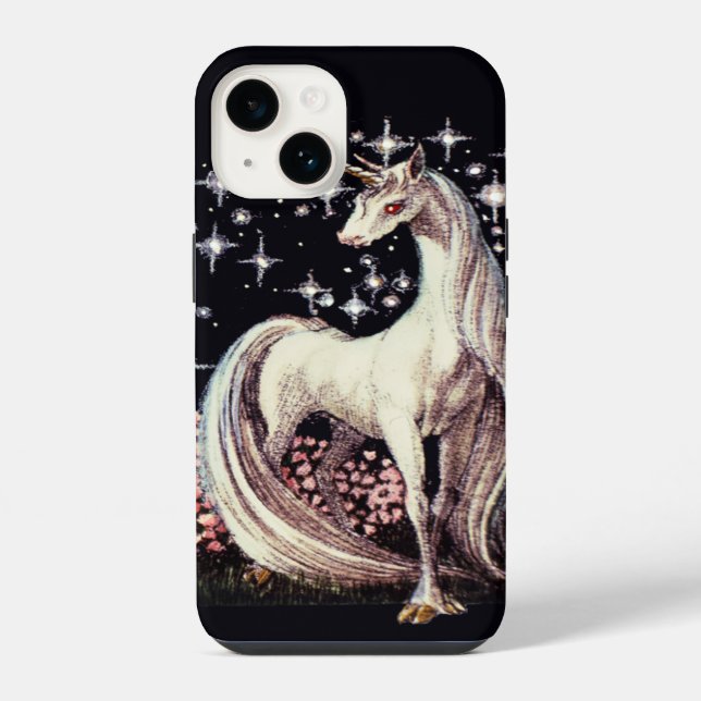 Capa para iPhone 14 Unicórnio (Verso)