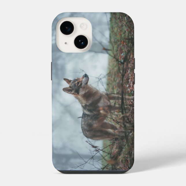 Capa para iPhone 14 Wolfdog (Verso)