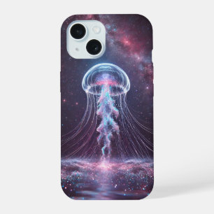 Capa para iPhone 15 Água-Viva Cósmica