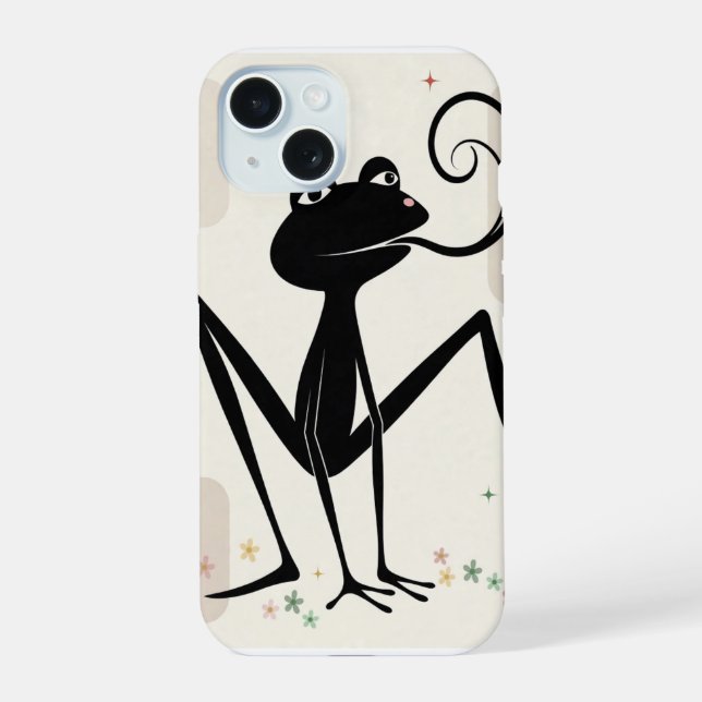 Capa para iPhone 15 Frog Spring (Verso)