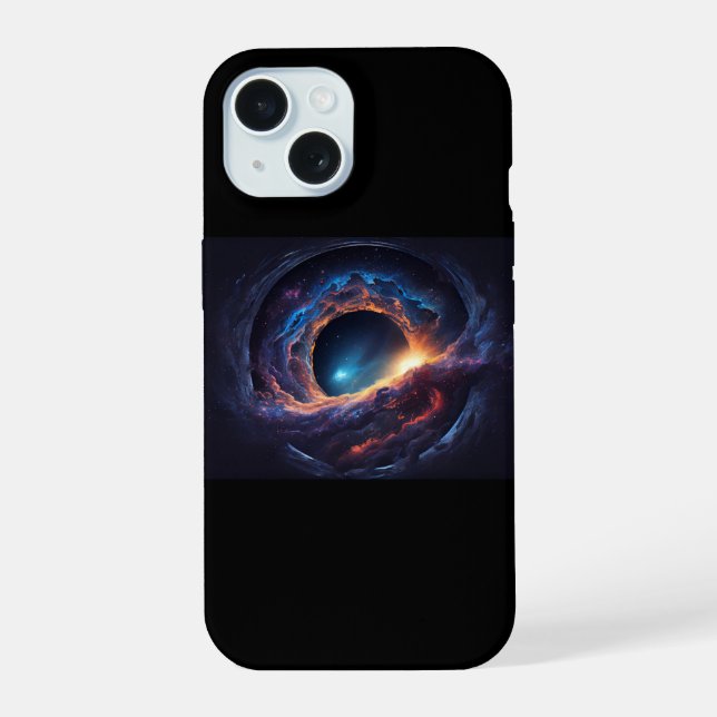 Capa para iPhone 15 "Galactic Dreams" Universo (Verso)