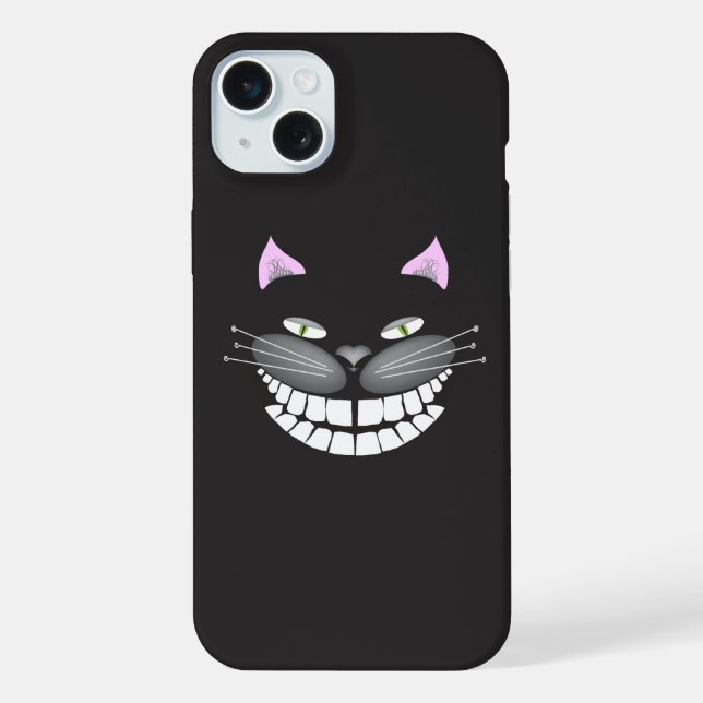 Capa para iPhone 15 plus Gato de Cheshire (Verso)