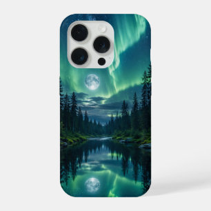 Capa para iPhone 15 Pro Aurora Forest
