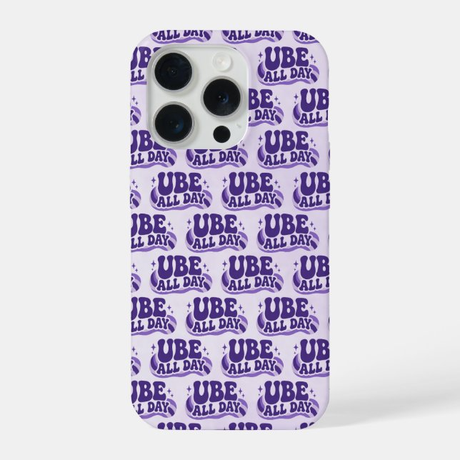 Capa para iPhone 15 Pro Ube All Day (Verso)