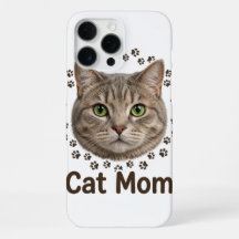 Capa para iPhone 16 Pro Max Cat Mom