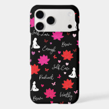 Capa para iPhone 16 Pro Max com Palavras de Afirma