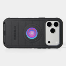 Capa para iPhone 17 Pro Max com Folha Abstrata em