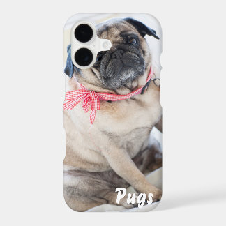 Capa para iPhone 7 plus Pug