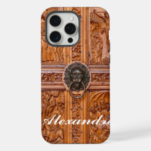 Capa para iPhone 7 porta de madeira vibe capa para