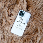 Capa Para iPhone A futura Sra. e o seu nome | Presente de Beleza Mo<br><div class="desc">A futura Sra. e o seu nome | Presente de Beleza Moderna</div>