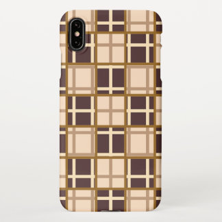 Capa Para iPhone Abstract Shades of Brown iPhone XS Max Case
