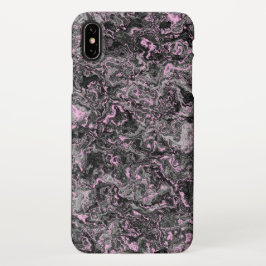 Capa Para iPhone Abstrato de cinza rosa e