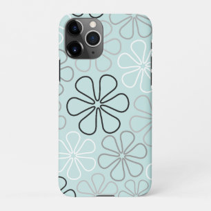 Capa Para iPhone Abstrato Grande Flor Descreve BWG+Duck Egul