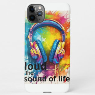 Capa Para iPhone Alto som da vida do iPhone 11case