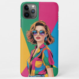 Capa Para iPhone AMITA | Retro Color Pop Style Girl 
