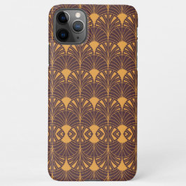 Capa Para iPhone Art Deco pattern with fan-shaped motifs 