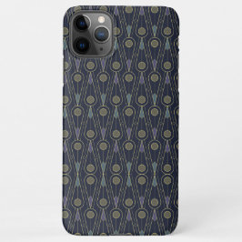 Capa Para iPhone Art Deco pattern with geometric shapes in gold