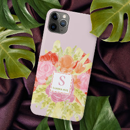 Capa Para iPhone Arte bonito de Pastel Floral Floral de Primavera D