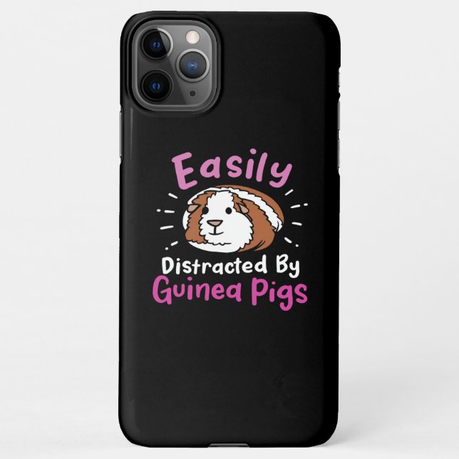 Capa Para iPhone Bastante Distraído Por Suínos Guiné | Pet-Lover (Verso)