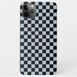 Capa Para iPhone Black ice checkered pattern