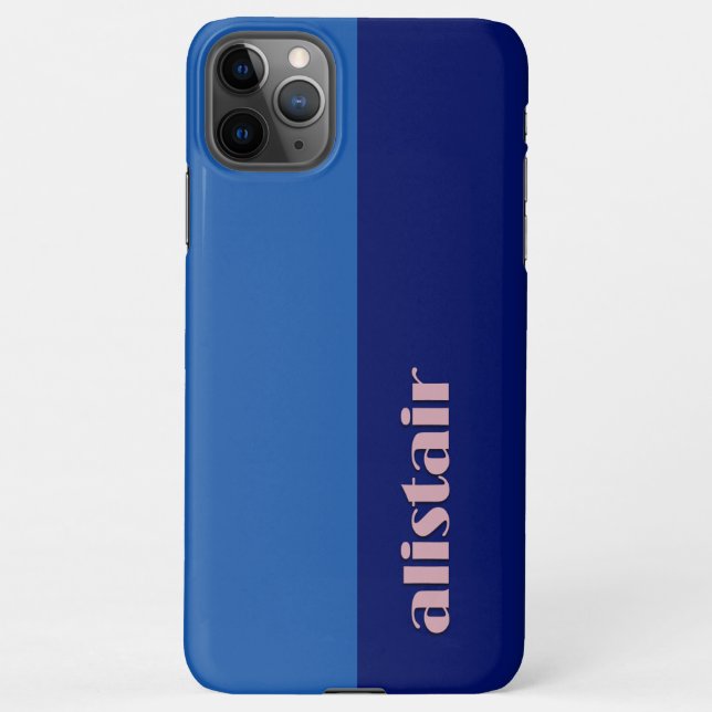 Capa Para iPhone Block Colours With Personalization (Verso)