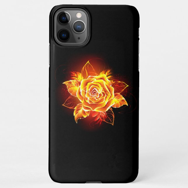 Capa Para iPhone Blooming Fire Rosa (Verso)