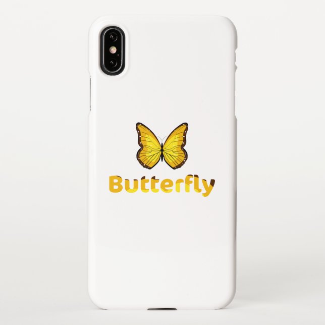 Capa Para iPhone Borboleta (Verso)