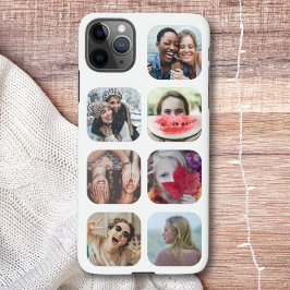 Capa Para iPhone Branca de Keepsaet de Fotografia Quadrada Moderna