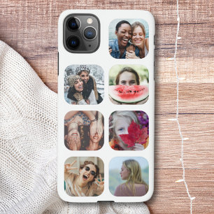 Capa Para iPhone Branca de Keepsaet de Fotografia Quadrada Moderna