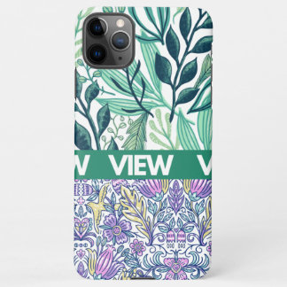 Capa Para iPhone Caixa de padrão de flores do iPhone 11 Pro Max