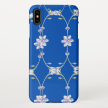 Capa de telefone floral elegante