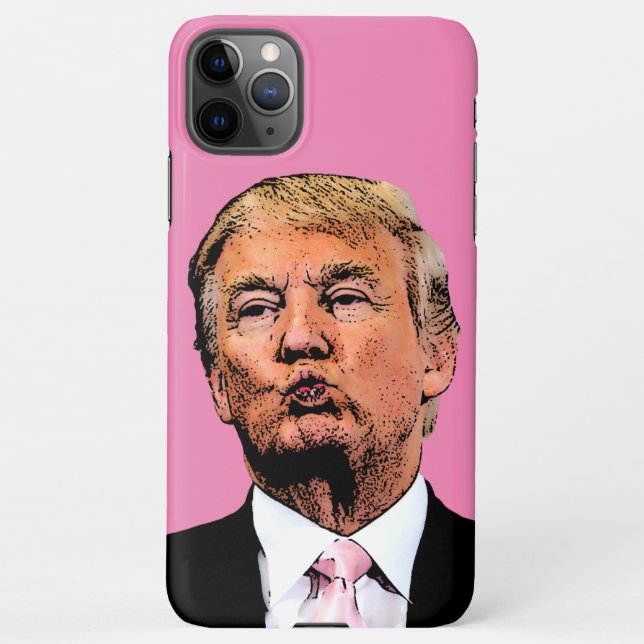 CAPA PARA iPhone CAPAS DE IPHONE DE BEIJOS DE TRUMP (Verso)
