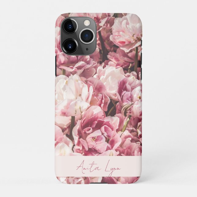 Capa Para iPhone Capas de iphone Pink Peony Case-Mate (Verso)