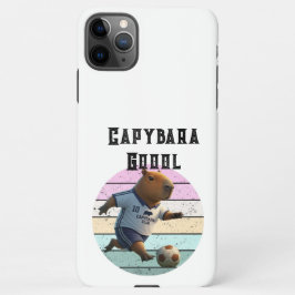 Capa Para iPhone Capybara rainbow case phone through play football