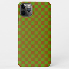 Capa Para iPhone Caramel apple checkered board pattern