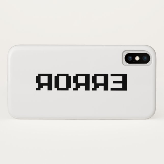 CAPA PARA iPhone, Case-Mate  ЯOЯЯƎ | ERRO (Verso (Horizontal))