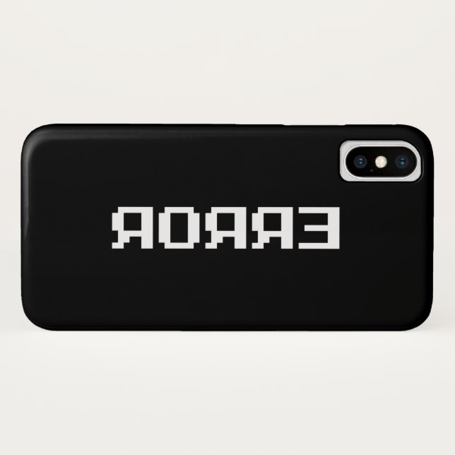CAPA PARA iPhone, Case-Mate  ЯOЯЯƎ | ERRO (Verso (Horizontal))