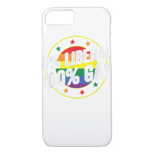 Capa iPhone 8/7 0 Gay Liberal 100 LGBT Design para Conservadores