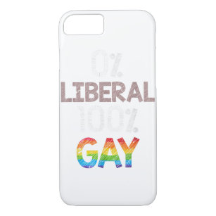 Capa iPhone 8/7 0 Liberal 100 LGBT Engraçado pela Gay