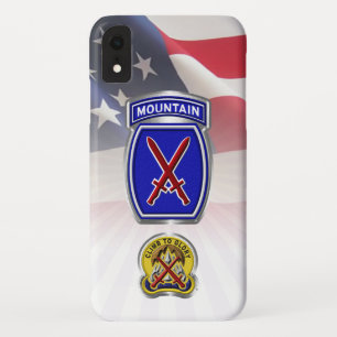 Capa Para iPhone Da Case-Mate 10ª Divisão de Montanha "Subir à Glória"