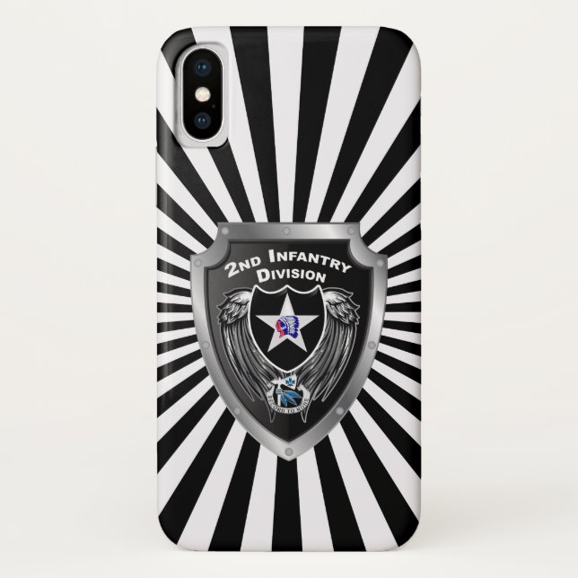 Capa Para iPhone, Case-Mate 2ª Divisão de Infantaria “Divisão Indianhead” (Verso)