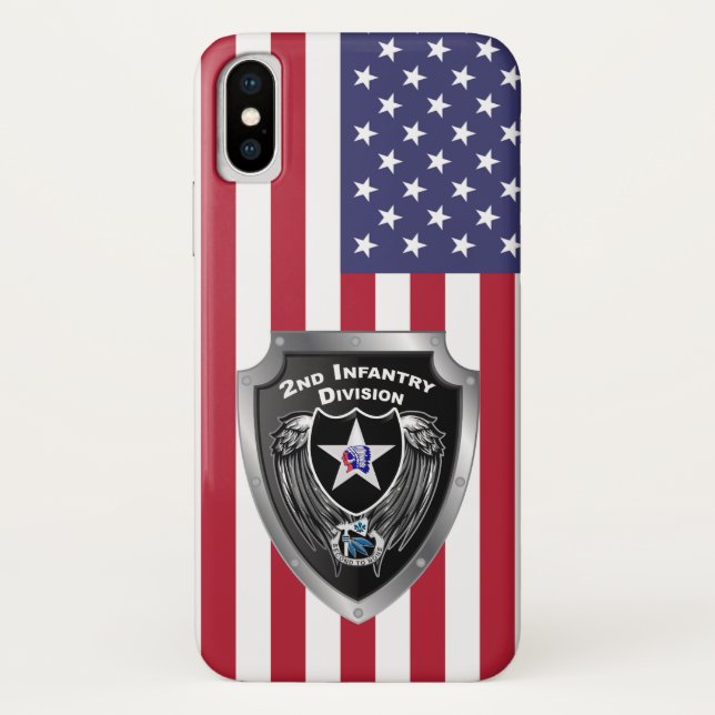 Capa Para iPhone, Case-Mate 2ª Divisão de Infantaria “Divisão Indianhead” (Verso)