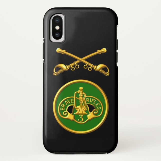 Capa Para iPhone, Case-Mate 3º Regimento de Cavalaria Armada "Espingardas Brav (Verso)