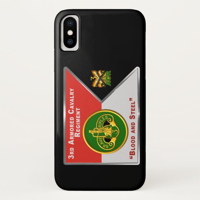 Capa Para iPhone, Case-Mate 3º Regimento de Cavalaria Armada "Espingardas Brav (Verso)