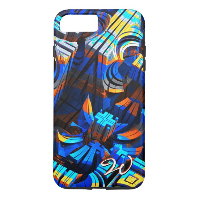 Capa Para iPhone, Case-Mate 3D Abstrato Art 23° (Verso)
