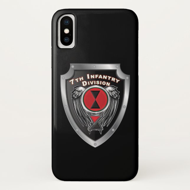 Capa Para iPhone, Case-Mate 7ª Divisão de Infantaria “Divisão Baioneta” (Verso)
