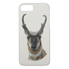 Capa iPhone 8/7 A19 Cabeça de Antílope de Pronghorn