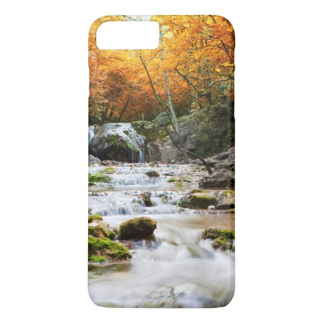 Capa Para iPhone, Case-Mate A bela cachoeira na floresta, outono (Verso)
